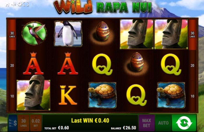 Игровой автомат «Wild Rapa Nui» на мобильной версии казино Slot V